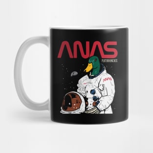 Mallard Duck Astronaut Mug